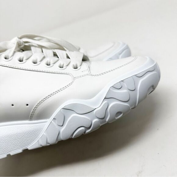 Alexander Mcqueen Court Leather Red Suede Sneakers 39.5 - Picture 8 of 14